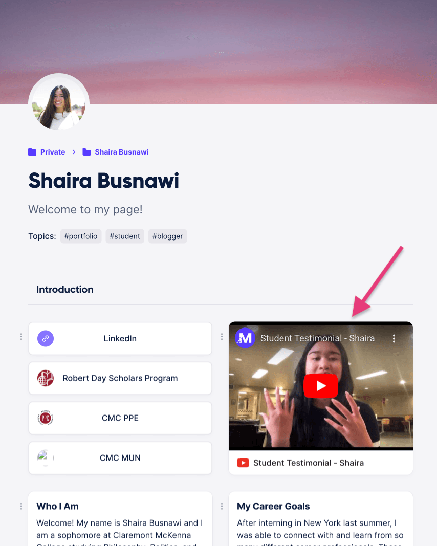 Version 2 - Upper Right Corner of Your Page