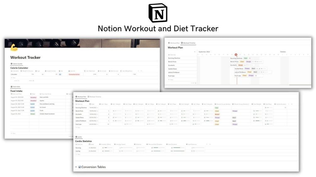 Workout And Diet Tracker