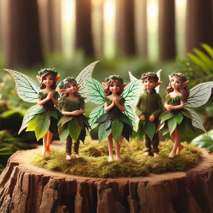 Woodland Fairies of the Emerald Forest
