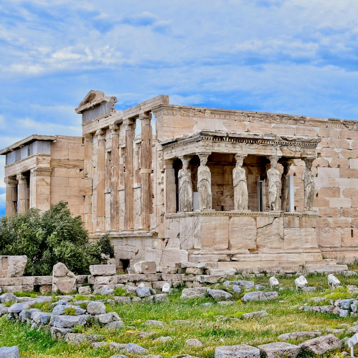 Ruins of Erechtheion in Athens