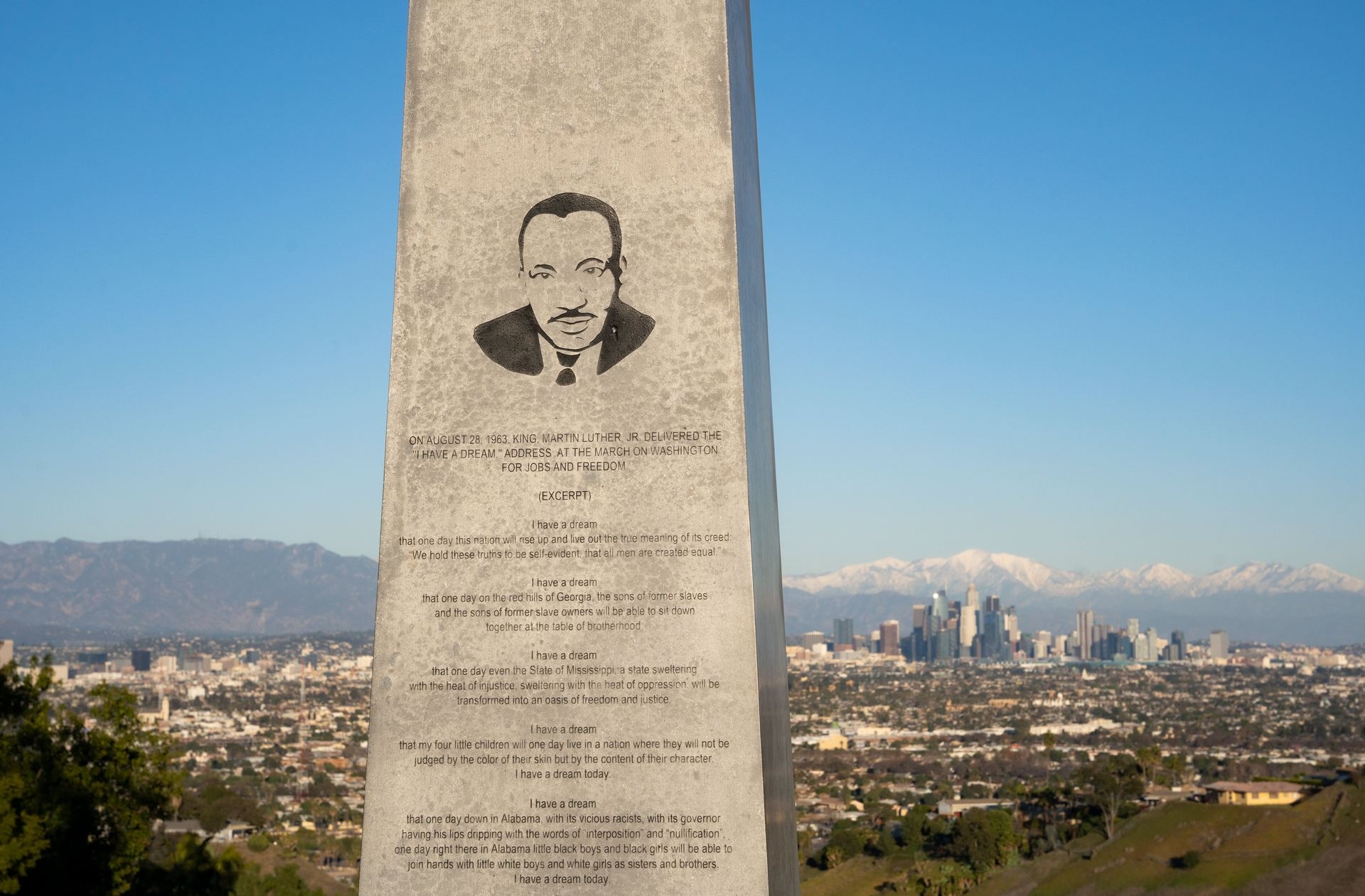 Gray Concrete Monument Under the Blue Sky