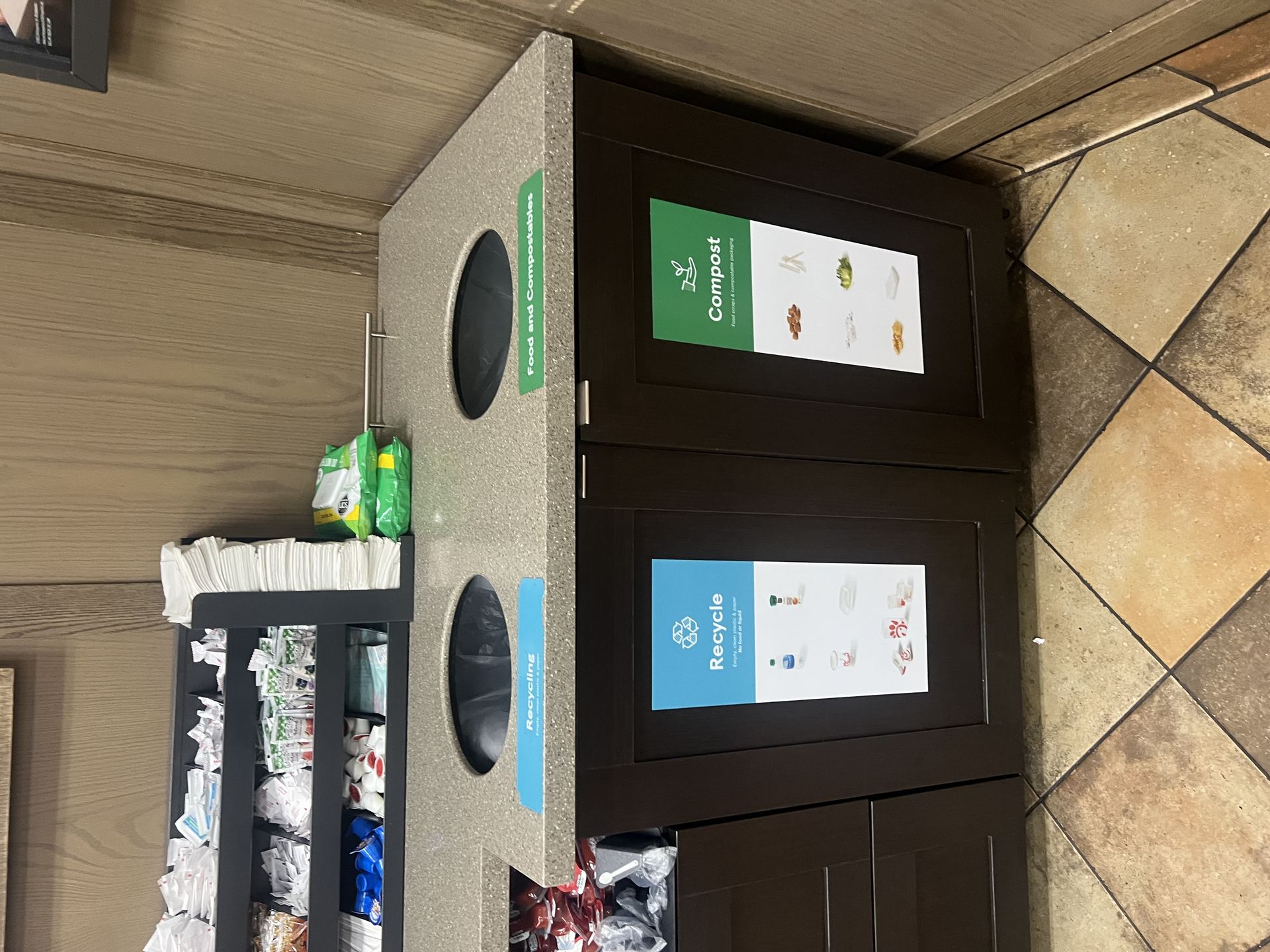 Chick-Fil-A Upland, Waste Bins