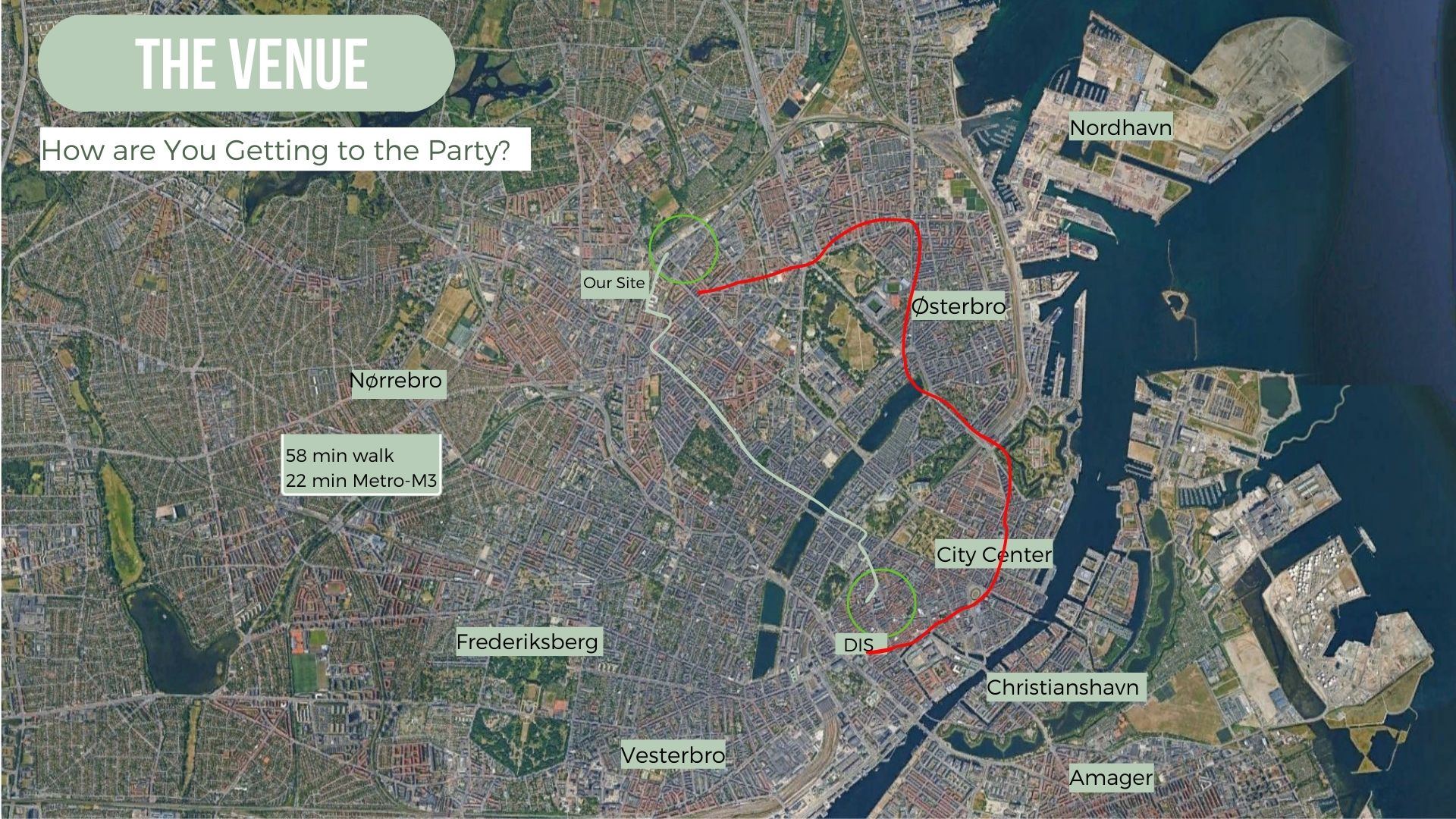 Urban Design: Masterplan for Site in Copenhagen, Denmark