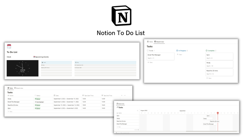 Notion To Do List