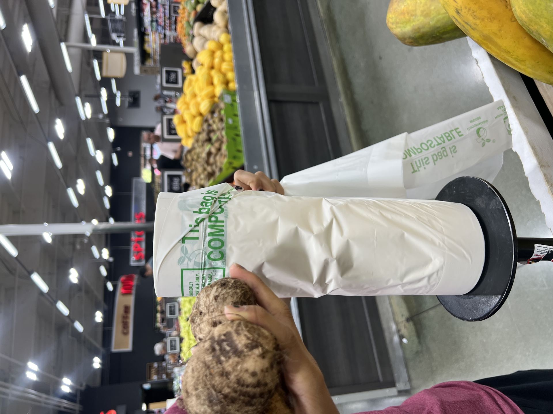 Super King Claremont, Compostable Produce Bags