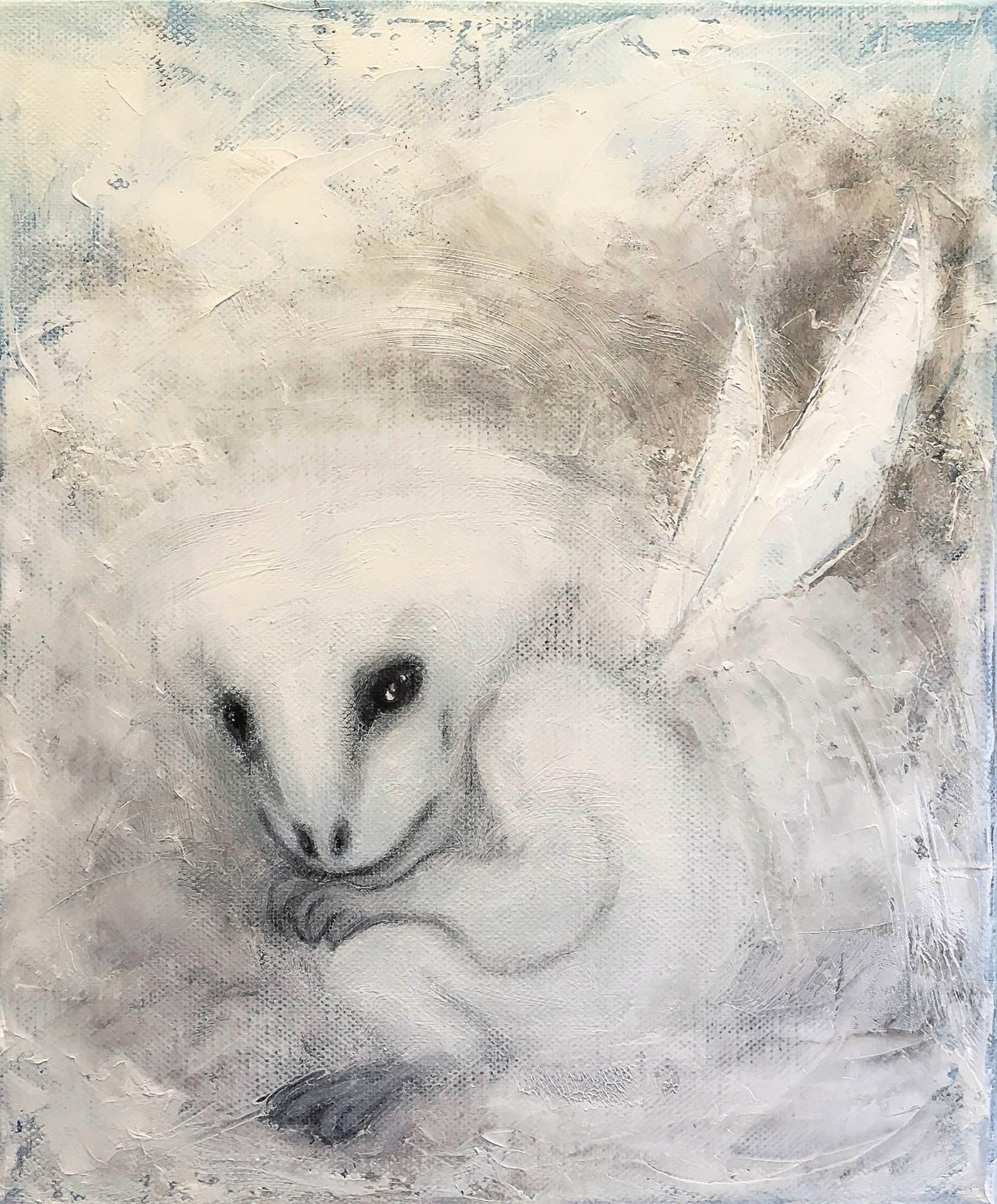 Joku on täällä /Anyone Is Here, 2021
öljyväri kankaalle
30 x 25 cm MYYTY