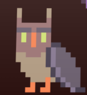 Lily is a great horned owl who lives in the Emerald Forest and protects wizard Daphne.