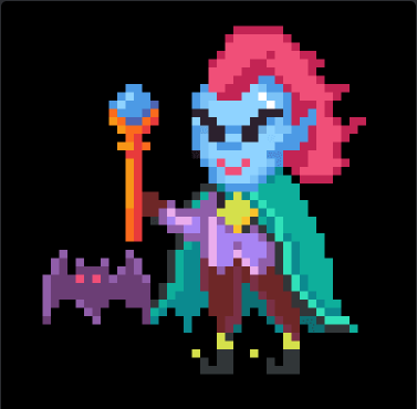 Arch Magician Lucinda before she was burned into a soul.