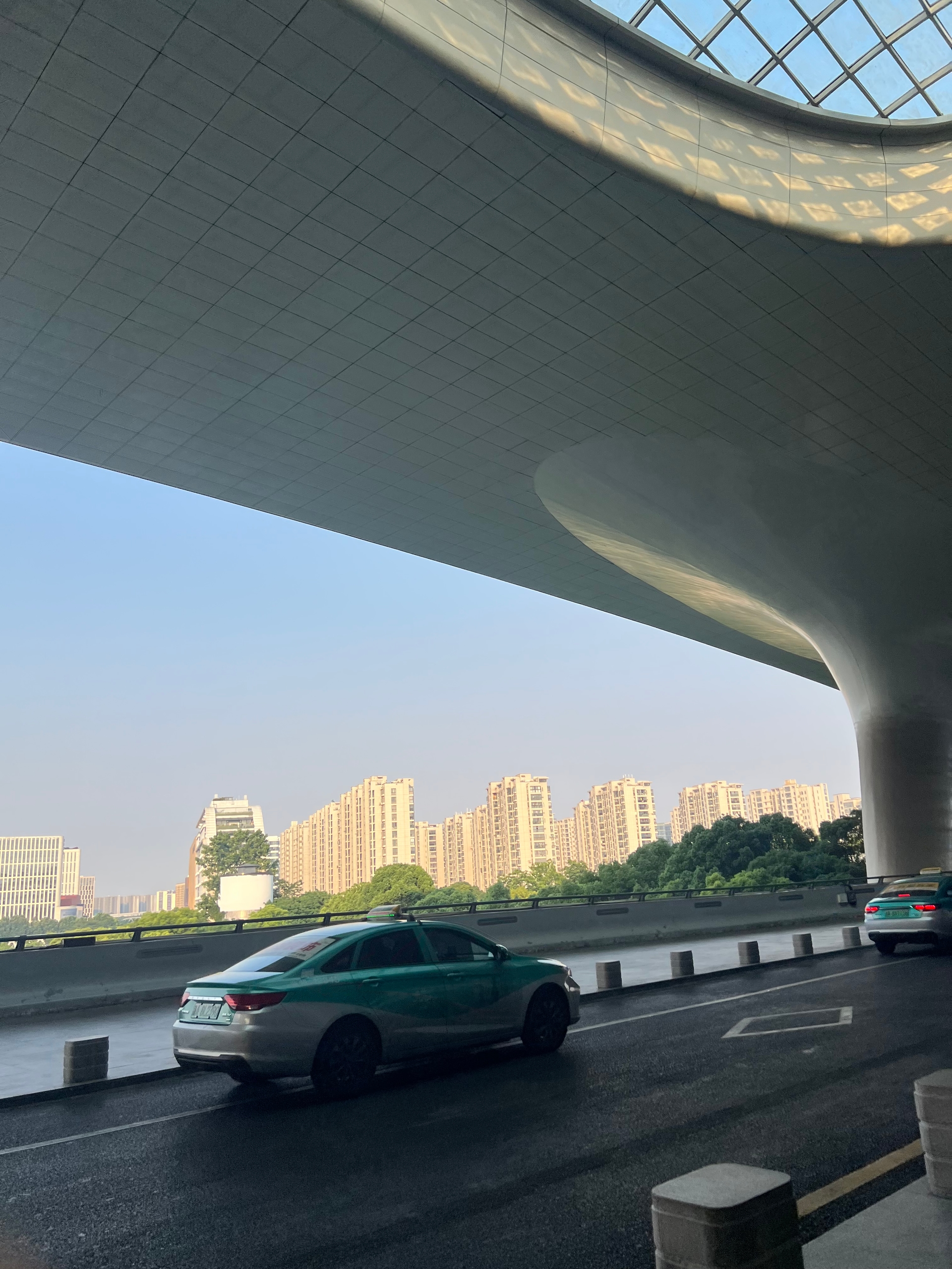 View from Hangzhou East Railway Station