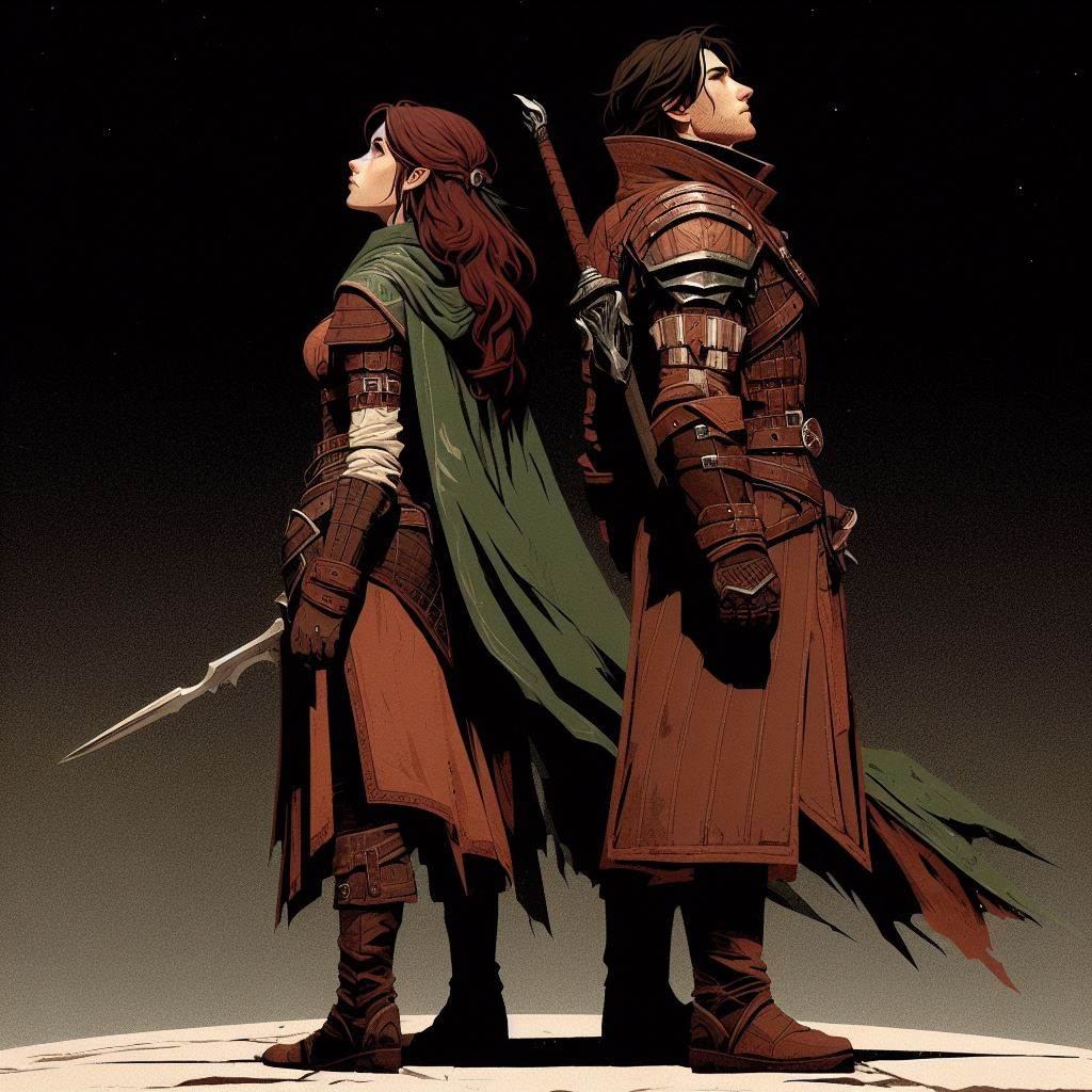 Warrior Kathleen and Warrior Birsh