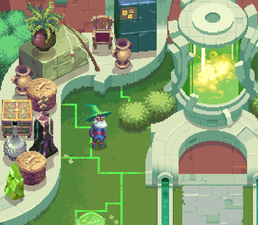 Solomon inside of the Atelier