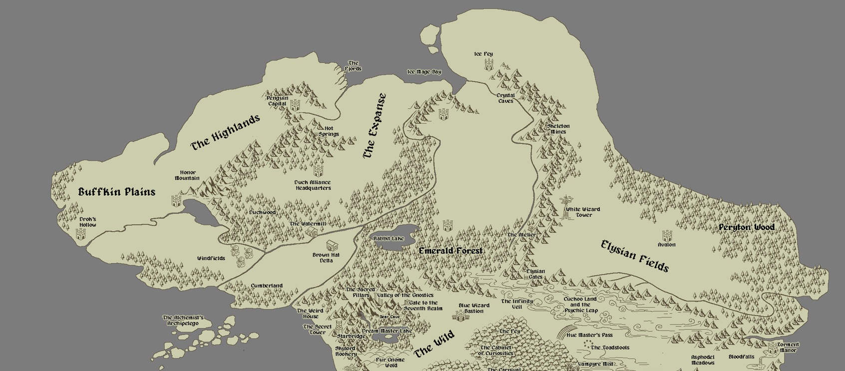 Part of the official Runiverse map 5/22/24