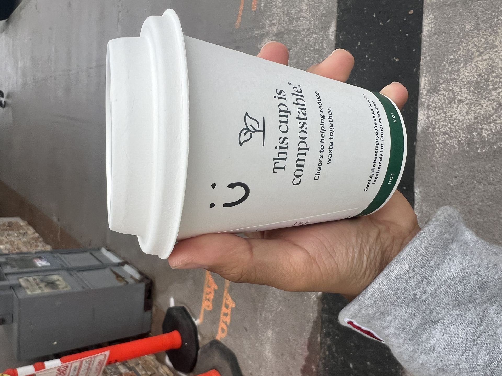 Starbucks New Compostable* Cup