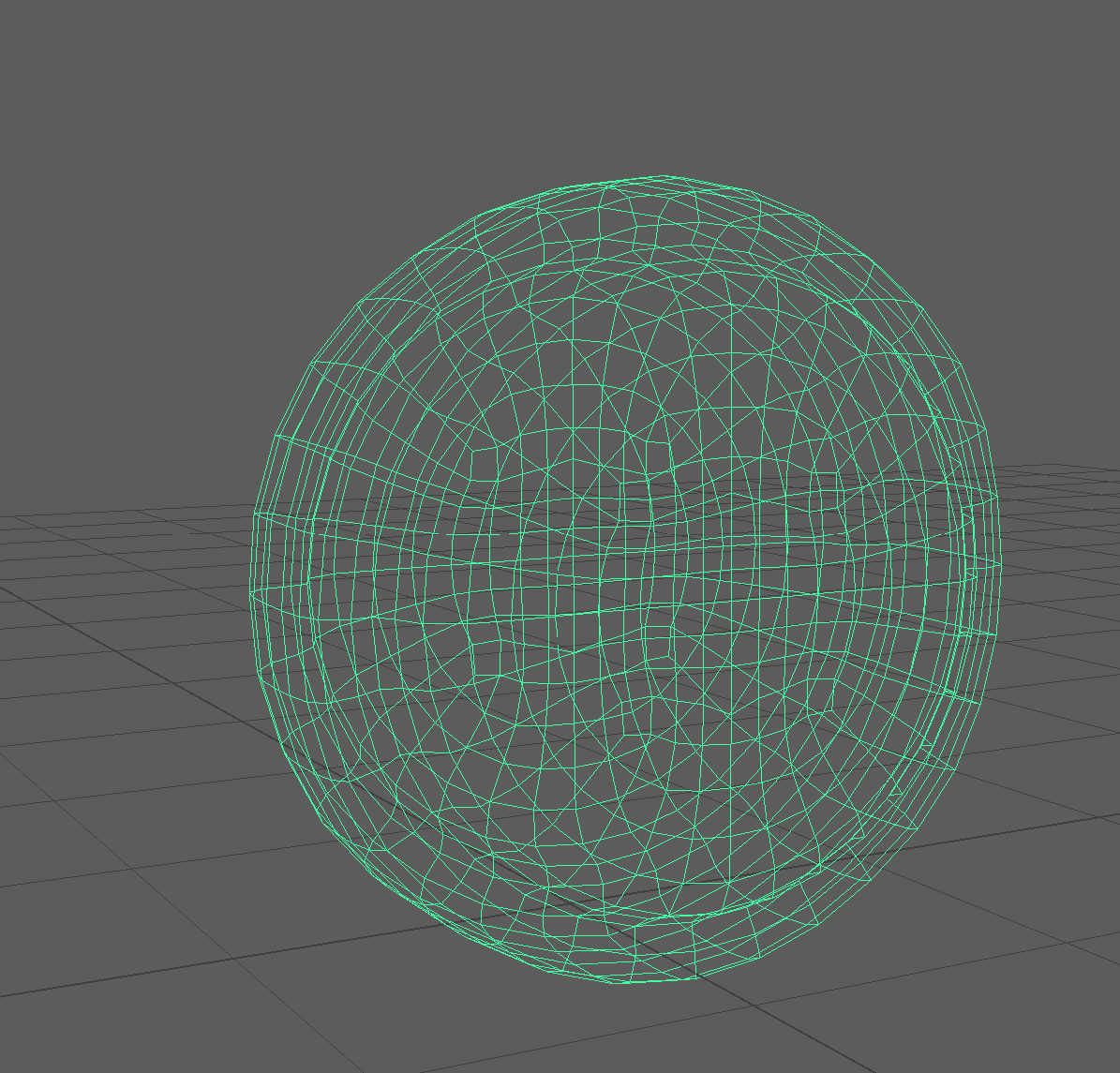Wireframe coin