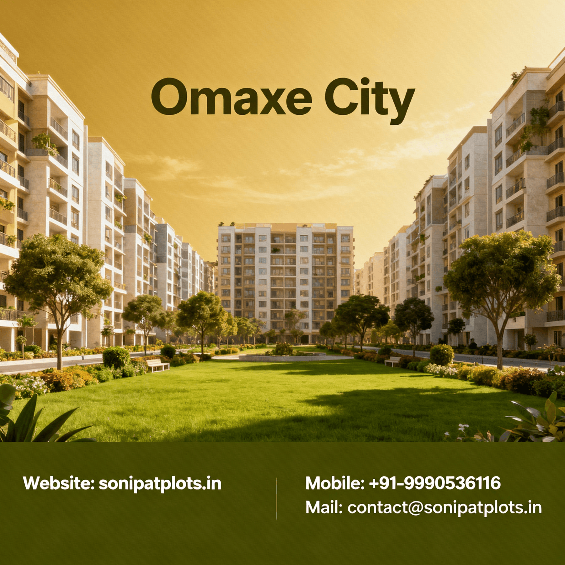 Resale Plots in Omaxe City Sonipat Best Deals