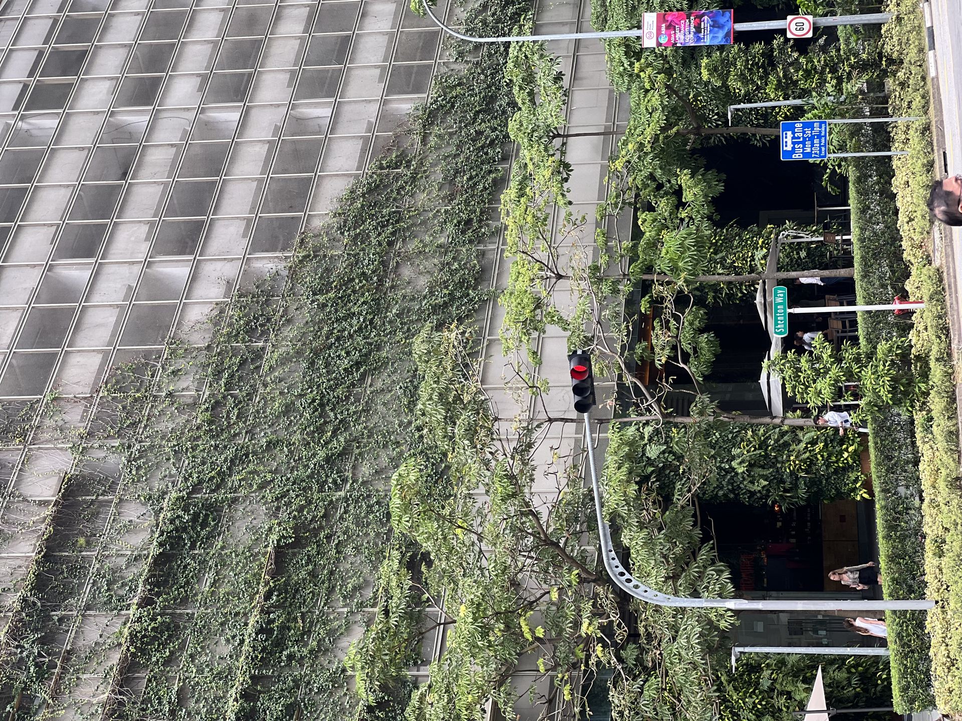 Intersection in Central Singapore