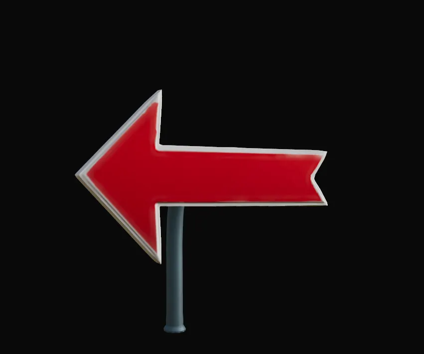 One of four similar arrow models used for Realm Runner to help tell the player where to go. Made in Maya, Zbrush, and Substance Painter