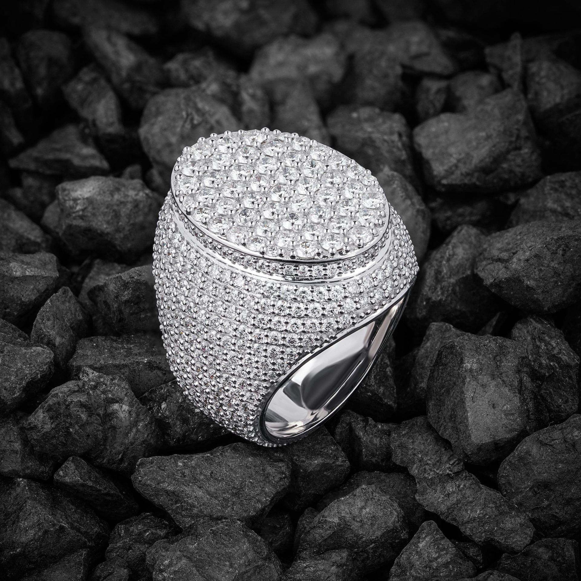 Close-up of a Silver Ring