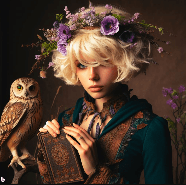 Wizard Daphne is the curator for the ancient book of magic and is protected by her owl Lily. She will be in the new board game on sale later this year.
