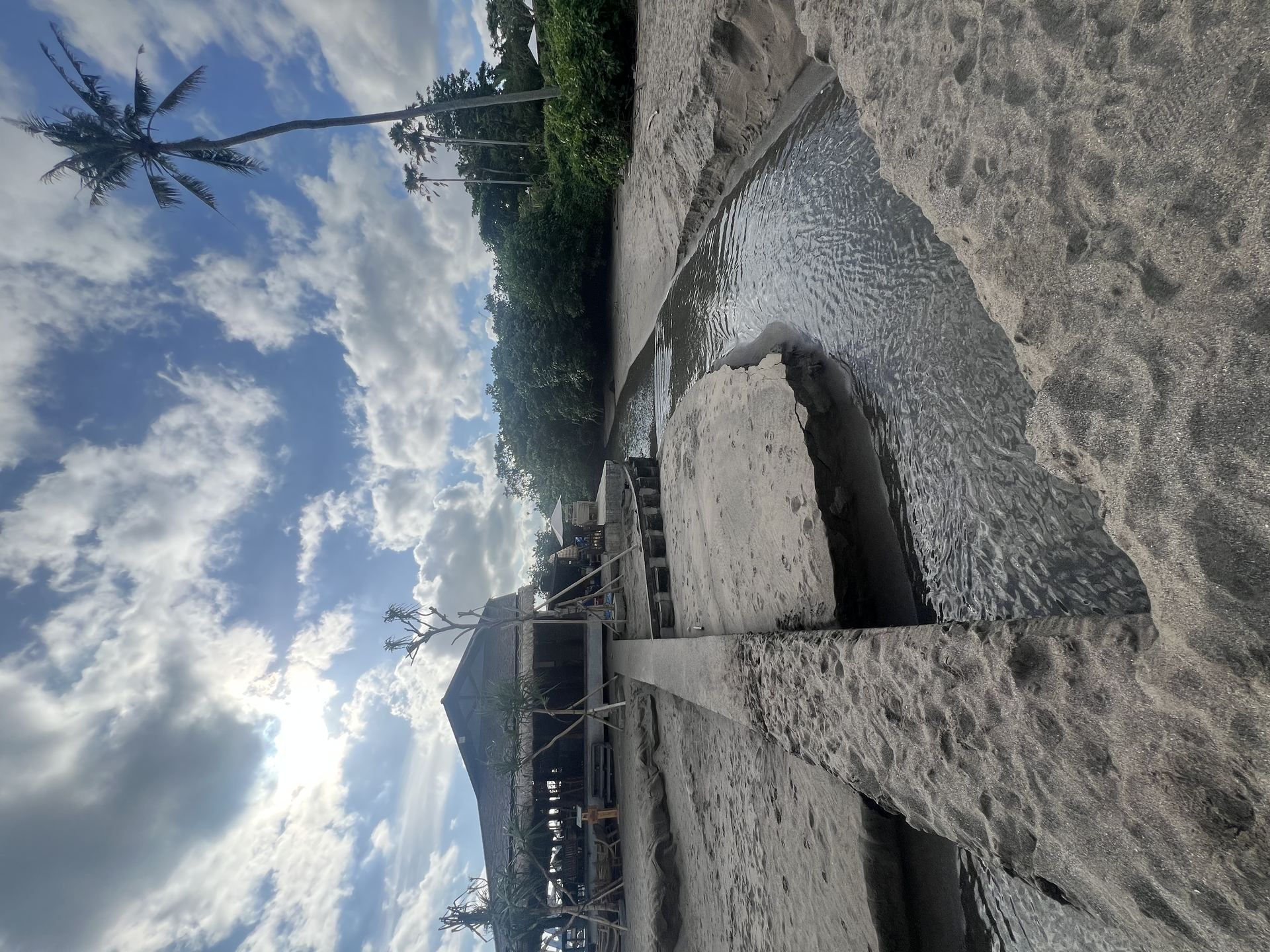 Water Outlet to The Indian Ocean