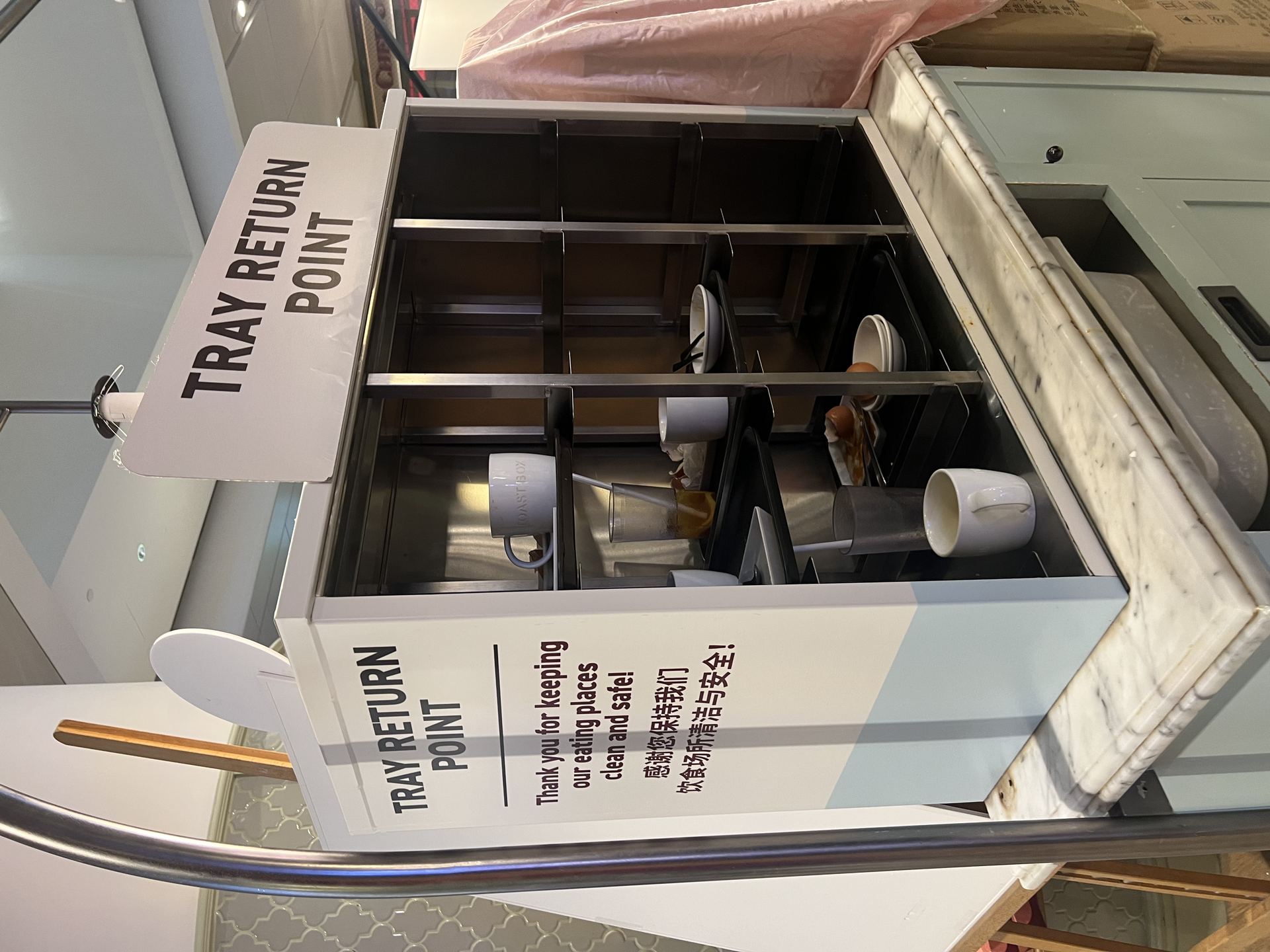 Toast Box Tray Return