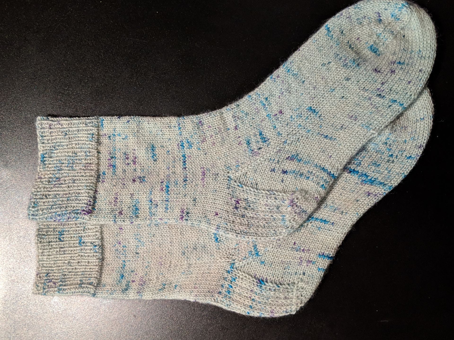 Hand knitted socks