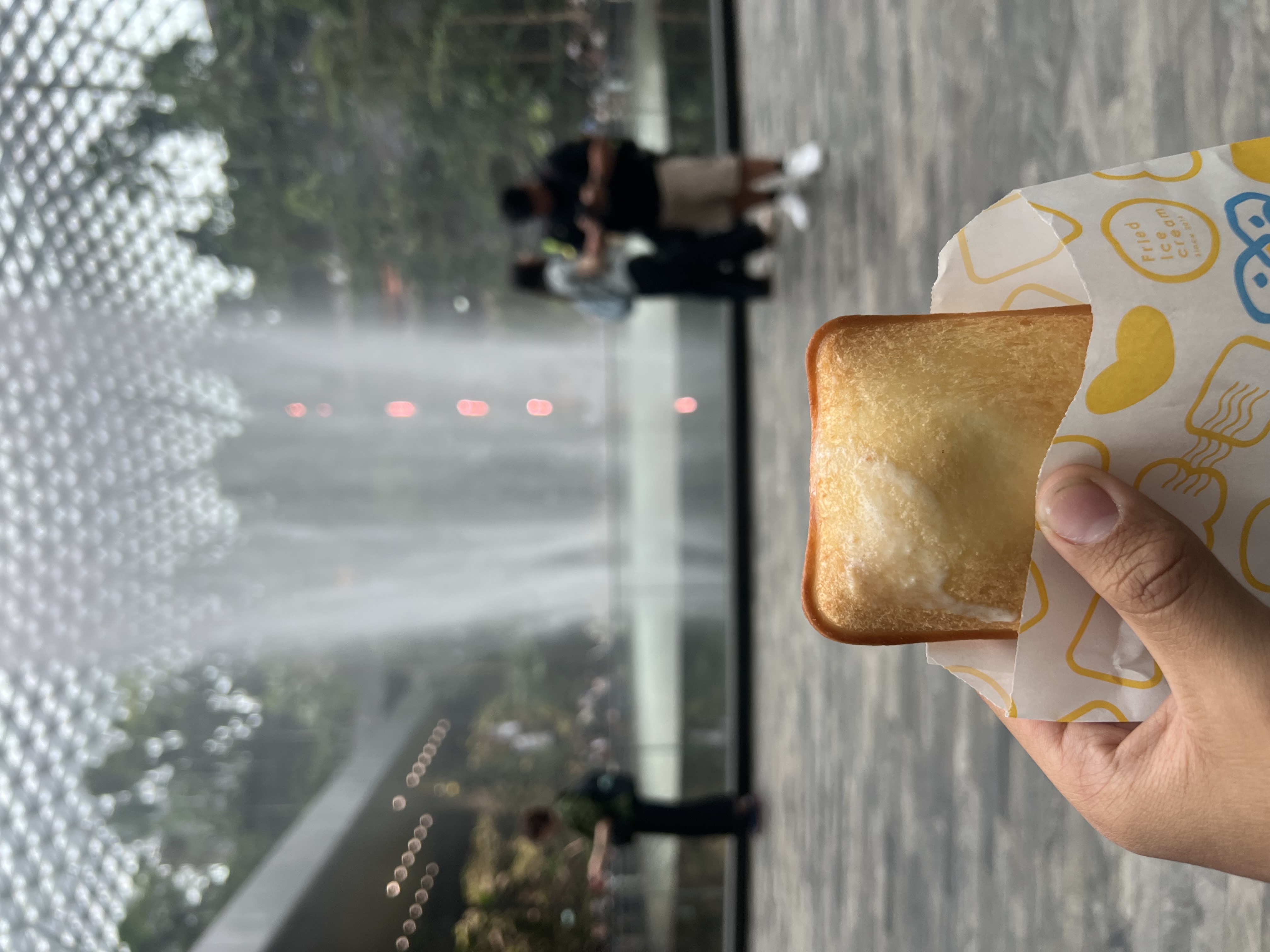Frozen Heart Fried Ice Cream Dessert