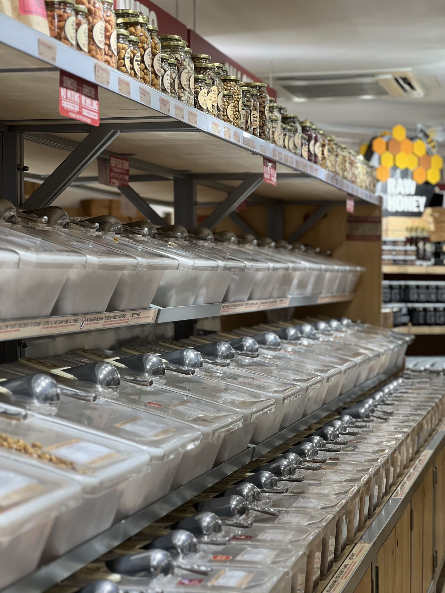 Scoop Wholefoods Raffles City Bulk Bins