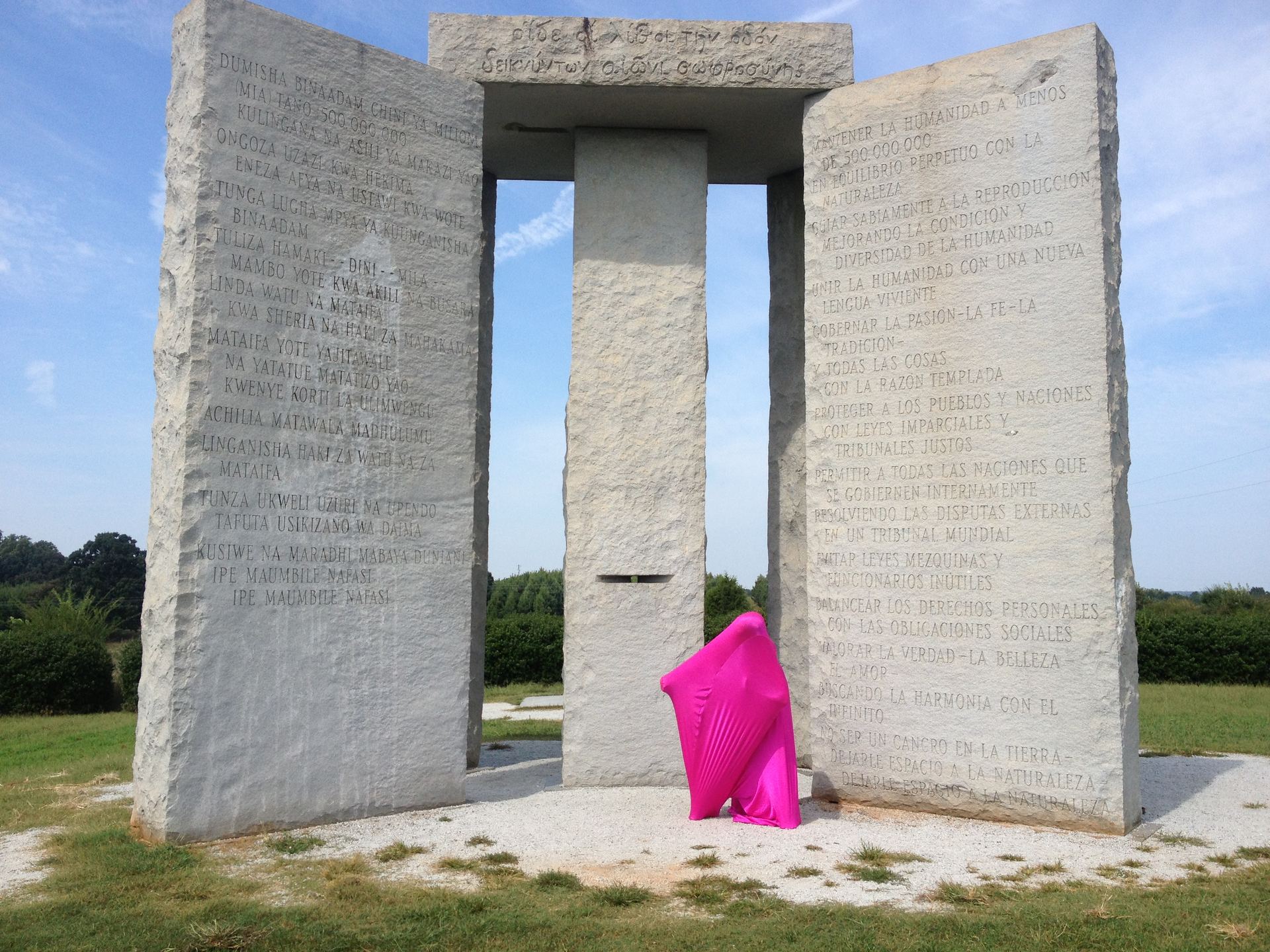 At the Guidestones