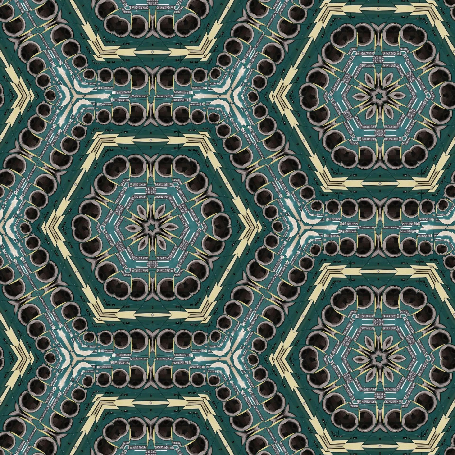 Green and Black Wallpaper