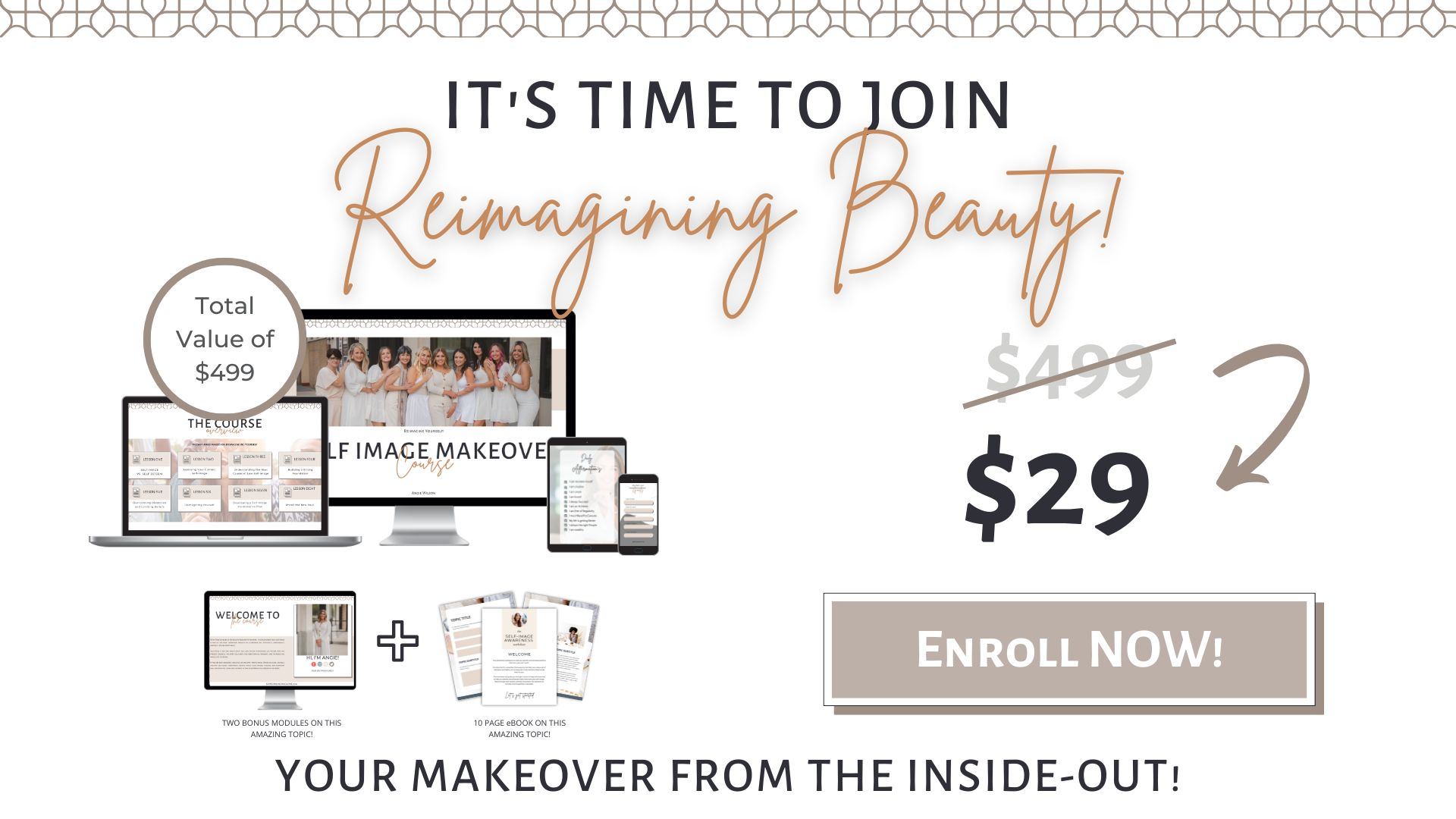 Reimagining Beauty: Self-Image Makeover Course
